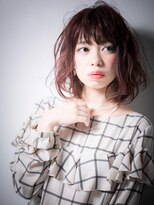 カバーヘア ブリス 戸田公園西口店(COVER HAIR bliss) *bliss戸田公園*大人かわいい♪甘めカラー☆くせ毛風ミディx