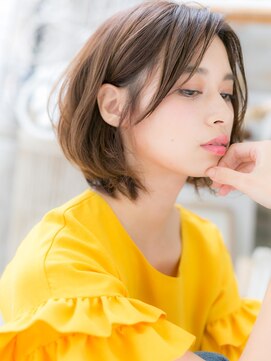 モッズヘア 越谷西口店(mod's hair) くせ毛風カールインナーカラー抜け感大人ボブf越谷20代30代40代!