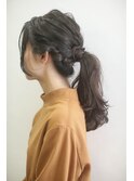 簡単アレンジ♪ポニーテール♪　担当　秋吉