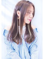 ルーヴル 西宮北口(Louvre)&nbsp;【カーキベージュ☆オリーブアッシュ】抜け感インナーカラー