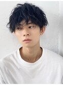 スタイリング楽々！メンズパーマスタイル