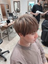 ディッシュ 五反田(dish)&nbsp;五反田美容室★ブリーチデザインで垢抜け/イメチェン/メンズヘア