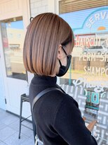 サンディーズ(Sandees)&nbsp;▼大人ミニボブハイトーンベージュカラー