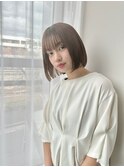 ボブ/ボブヘア/切りっぱなしボブ/インナーカラー