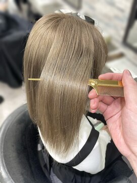 オズ 梅田店(OZ) ＃ミルクティーグレージュ×＃髪質改善トリートメント＃艶髪