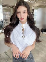 ジーナ 名駅(XENA.)&nbsp;《ha22》グレージュ/くびれヘア/ロングレイヤー/20代/韓国