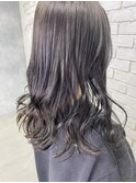 透明感グレージュ/コテ巻/池袋/30代40代50代