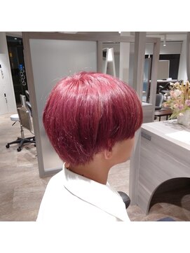 オナー(honor) 20代30代40代メンズ刈り上げ韓流マッシュ爽やかピンクカラー