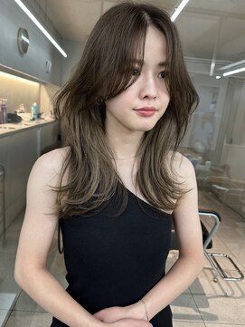 サイン 表参道(SIGN) ザクザクレイヤーカット巻き方簡単ミディアム ロング韓国表参道