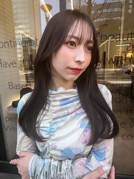 アース 栄店(HAIR&MAKE EARTH) 韓国くびれロング×dark greige