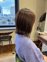 エルサフィロ キタハマ(el zafiro kitahama) 20代×30代×40代×髪質改善×ミディアム×暖色系×外はね