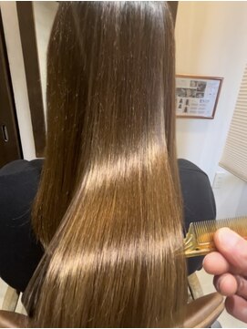 ミューバイアメイロ(mue by ameiro) 【髪質改善】mue☆ナチュラルストレート