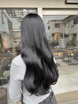 アドア 横浜(ADORE) 【ADORE 横浜】アッシュブラック×暗染めカラー