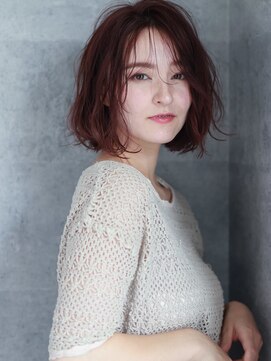 ルー ハナレ(Luu HANARE) 艶カラーウェービーボブ神戸/東灘/住吉/御影/岡本/摂津本山