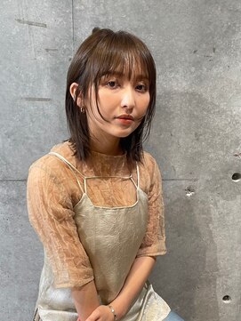 エディット トウキョウ(e.dit tokyo) 【MILK/MURIEL miu】透明感カラー 顔まわりレイヤー