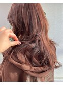 【KASUMI天神美容室】秋色かかるマロンブラウン×レイヤー