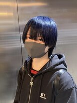 ルフレ 新宿本店2nd(Reflet)&nbsp;ブルーアウターカラー/メンズカット