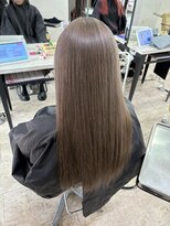 アジールヘア 所沢プロペ通り店(agir hair)&nbsp;ホワイトグレージュイメチェン美髪ワイドバングケアブリーチ所沢