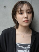 ポール 行徳店&nbsp;似合わせボブ　くびれボブ　寒色カラー　大人ボブ