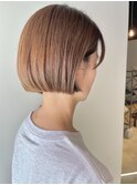 20代30代40代ミニボブショコラアッシュ透明感小顔ブリーチなし