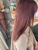 ギネス(Giness)&nbsp;アプリコットオレンジピンクブラウンロング