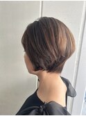 40代50代　前下がりショートボブ2509
