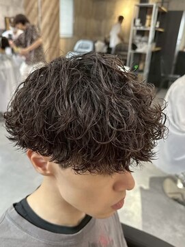 ビカムメンズヘアー 栄店(become men's hair) 波巻きパーマ/波巻きツイストスパイラル/名古屋/栄