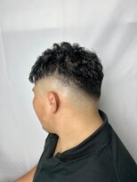 カズヘア 段原店(Kazu Hair)&nbsp;ツーブロック×スキンフェード×パーマスタイル