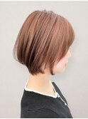 小顔効果◎髪質改善！ひし形ショートボブ20代秋