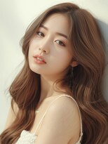 ロアークヘアー(LOARK HAIR) 【LOARK】ロングレイヤー/ハッシュカット/フォギーベージュ