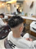 #MEN’S HAIR#サーフカール#刈り上げセンターパート#船橋