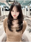 レイヤーカット/顔周りカット／韓国ヘア