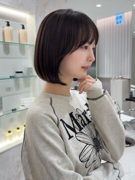 MY KEY HAIR　広島/髪質改善/縮毛矯正【2025年12月10日NEW OPEN(予定)】 韓国風ボブ