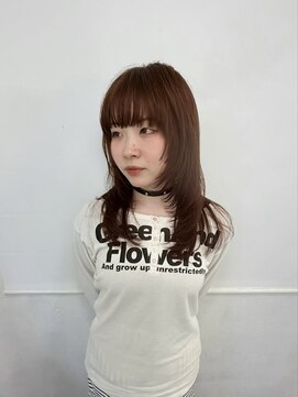 ハッシュレイヤー　ハッシュウルフ　小顔　クラゲヘア　