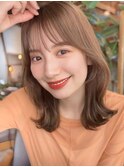 くびれボブくびれヘア顔周りカット外ハネボブレイヤーボブロブ