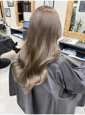 バレイヤージュ、ハイライト、レイヤーロング、キッズカット