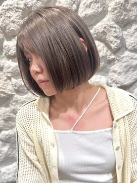 モアナ バイ ヘッドライト 松山(Moana by HEADLIGHT) Moana【松山】#ボブ#ベージュ#艶カラー#トリートメント