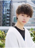 men'shair/波巻きツイストスパイラル/ニュアンスパーマ