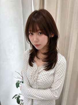 キャリー(Caly) 大人ハッシュカット/バタフライレイヤー/外国人風/韓国風