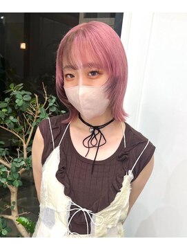 ワク 岡崎店(waku) デザインピンク×ブラウン