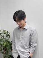 Men's LOOPA【メンズルーパ】三宮/元町/メンズパーマ/曲がる縮毛矯正/眉毛カット&nbsp;センターパート/センター分け/短髪/黒髪/神戸/三宮
