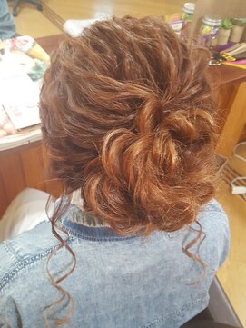 エクステンション クーチャー(Extention Cu'cha) 波ウエーブ ルーズアップ お花後れ毛