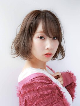 ルティア(Lutia) 流しバング ゆるふわ 切りっぱなしボブ★★