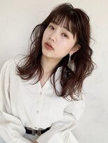 アイティー バイ アルバム 中野店(IT by ALBUM)&nbsp;アッシュミディアム_厚めバングローライトスリークボブ_67140