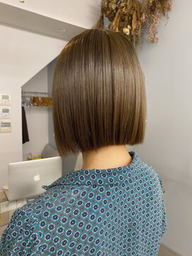 フラム 渋谷(flamme) 【flamme】moca brown bob