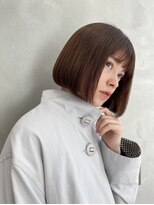 アピッシュ ギンザ(apish ginza)&nbsp;tomo【髪質改善ストレート　丸みボブ】