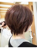 ショートボブ★　ゆるふわ大人ボブ