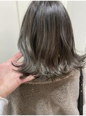 ハイライト&バレイヤージュ×オリーブアッシュ♪