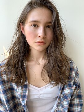 クオン 今泉(quon) 【quon】ニュアンスパーマ×セミロング　-天神 今泉 薬院-