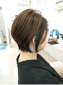 ☆大人女性ショートグラデーションボブインナーカラー☆